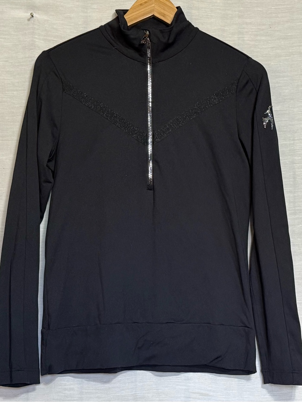 Toni Sailer Anouk Swarovski Ski First Layer Top 40 NWOT